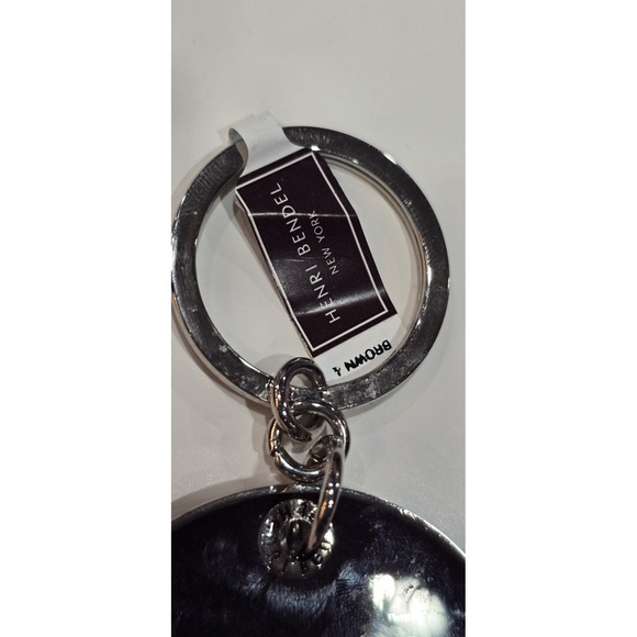 New Rear Vintage , Henri Bendel Enamel Crystal Key Chain Fob Purse Bag charm - Picture 4 of 7